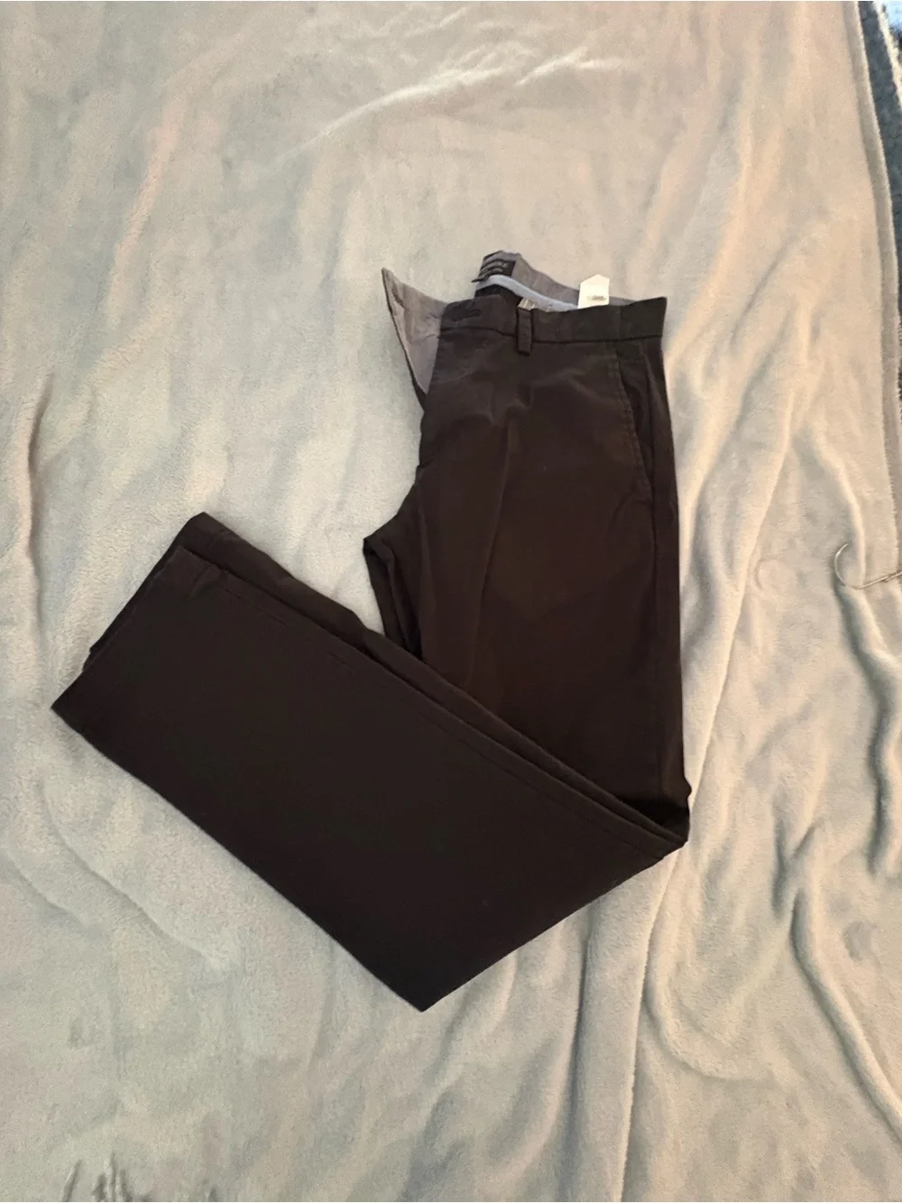 Banana Republic Men's Black Chinos - Slim Straight